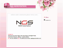 Tablet Screenshot of ngsautomation.com